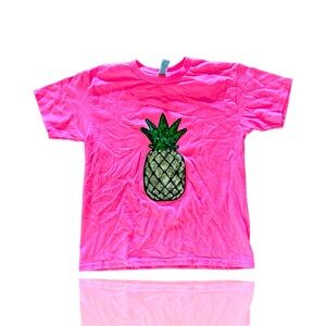 Pineapple Upside Down Club: Ladies Medium T-Shirt: Lifestyle